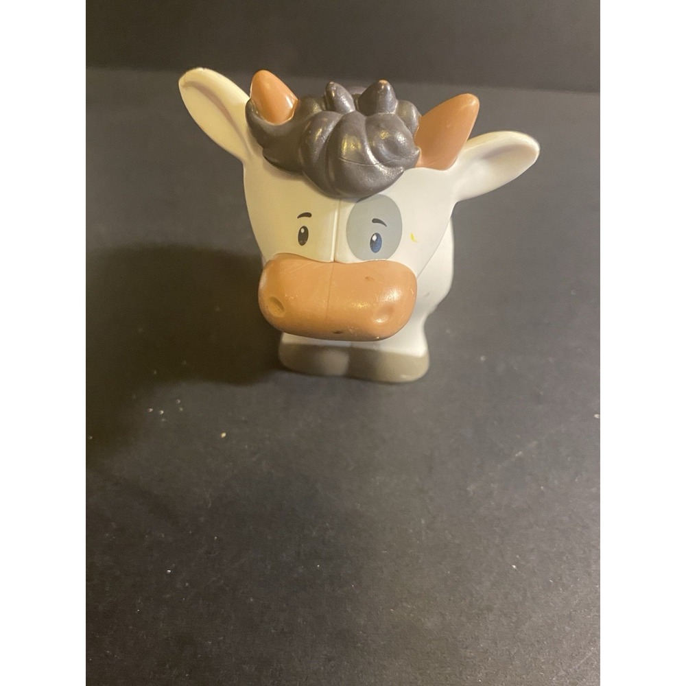 Fisher Price Little People Farm Animals White Cow